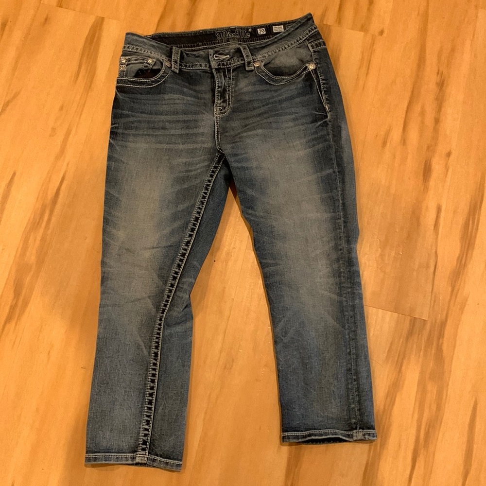 Miss Me crop mid rise jeans